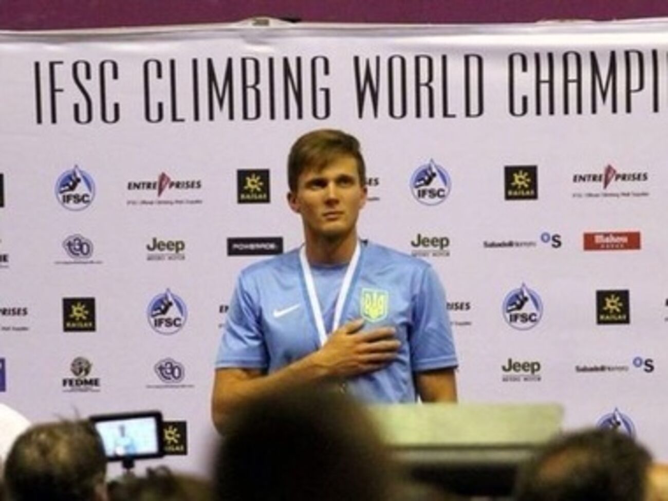 Украинский скалолаз завоевал Кубок мира-2014