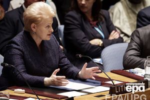 Даля Грибаускайте: Мы не будем зависеть от поставок "Газпрома"
