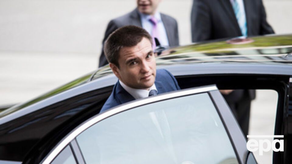 Климкин уехал в Израиль