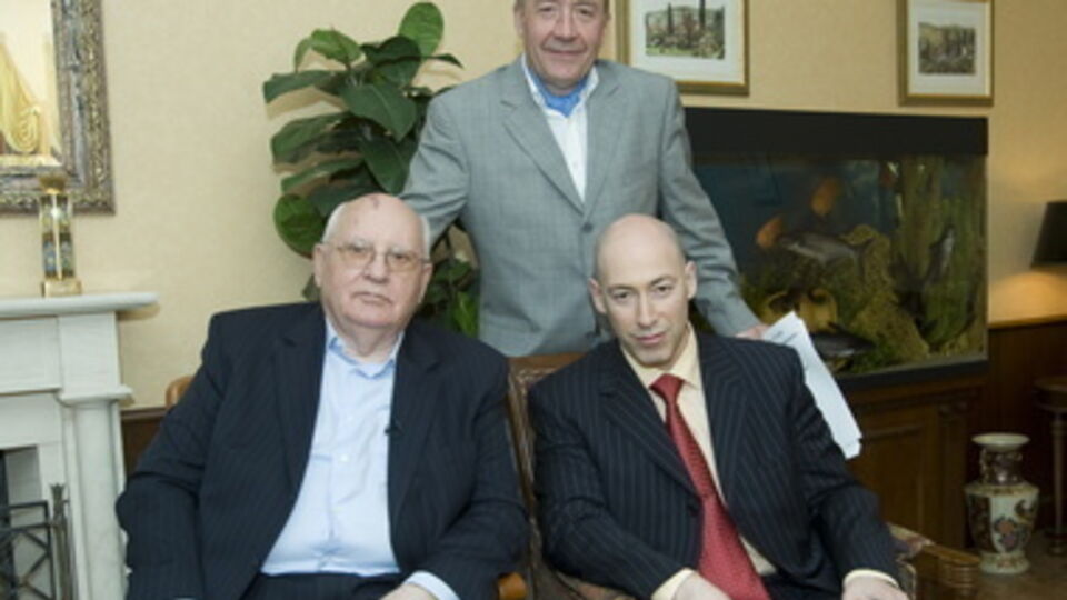 Mikhail Gorbachev and Viktor Mironenko were guests in the proramme of Ukrainian journalist Dmitry Gordon