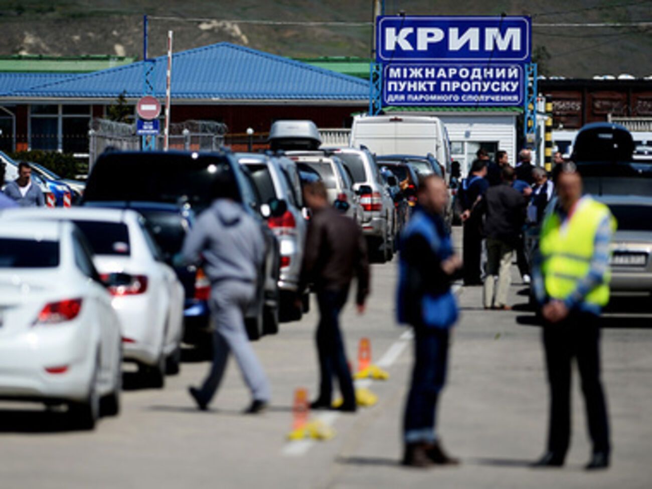 На Керченской переправе относительно спокойно
