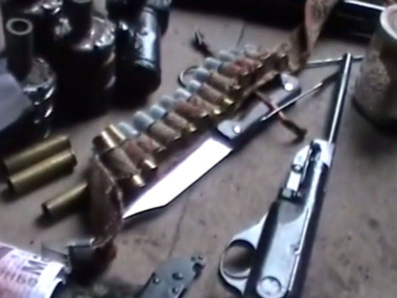 Боевики изготавливали взрывчатку в домашних условиях