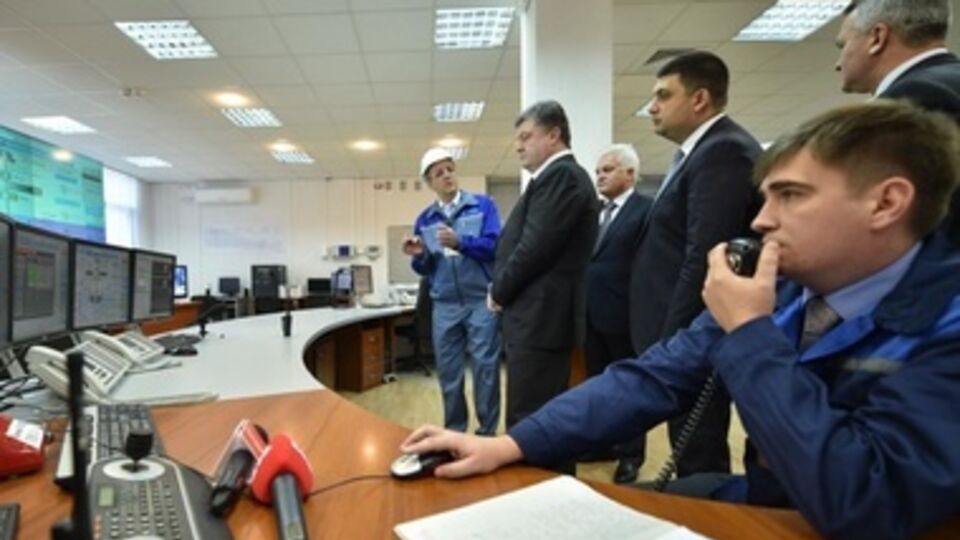 Петр Порошенко на Днестровской ГАЭС