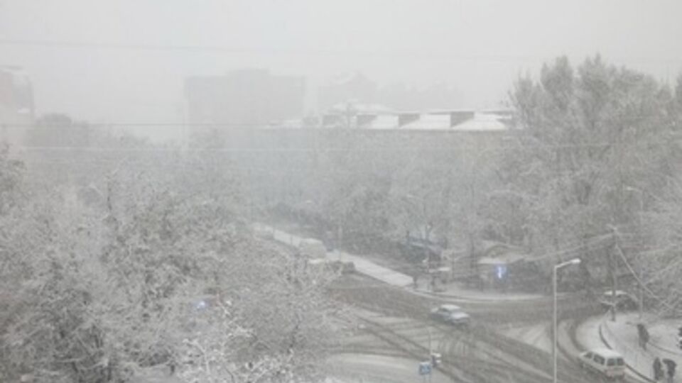 Ивано-Франковск сегодня засыпало снегом