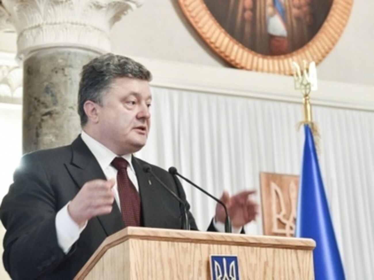 Петр Порошенко: Когда с тобой народ, он знает, что ты делаешь, и перед лицом агрессии --- нет другого пути, кроме как делать реформы