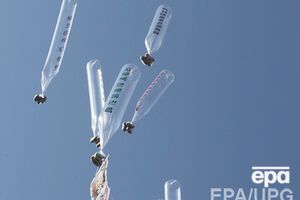 Шары с листовками отправились в КНДР