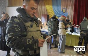 Голосование в Новоайдаре Луганской области