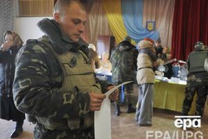 Голосование в Новоайдаре Луганской области