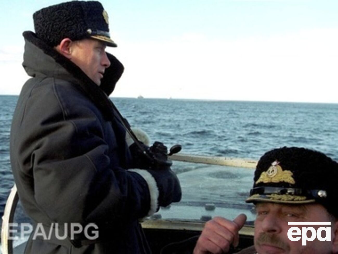 Президент РФ Владимир Путин в Североморске Мурманской области в 2000 году