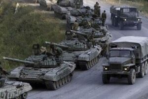 БТРы едут к Херсонской области