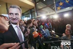 Оттингер надеется на позитивный исход переговоров в Брюсселе