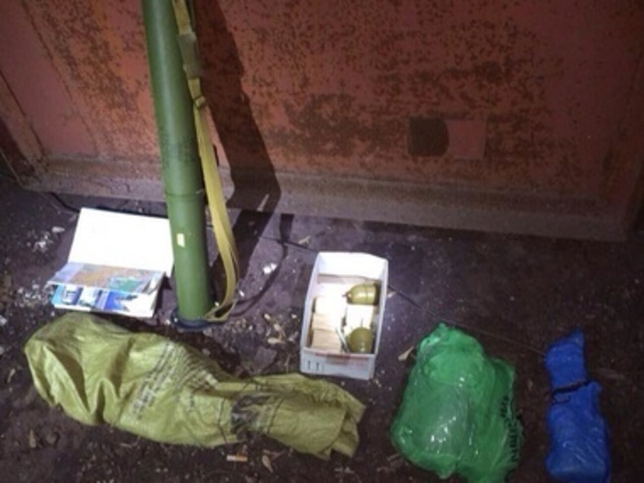 Арсенал задержанных террористов