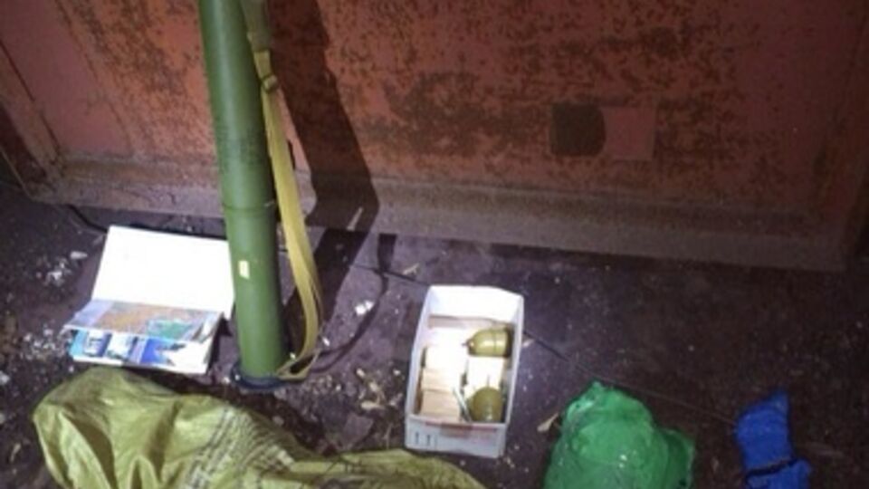 Арсенал задержанных террористов