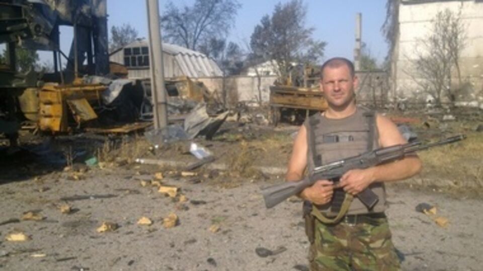 Старшина украинской армии Андрей Гомоляко
