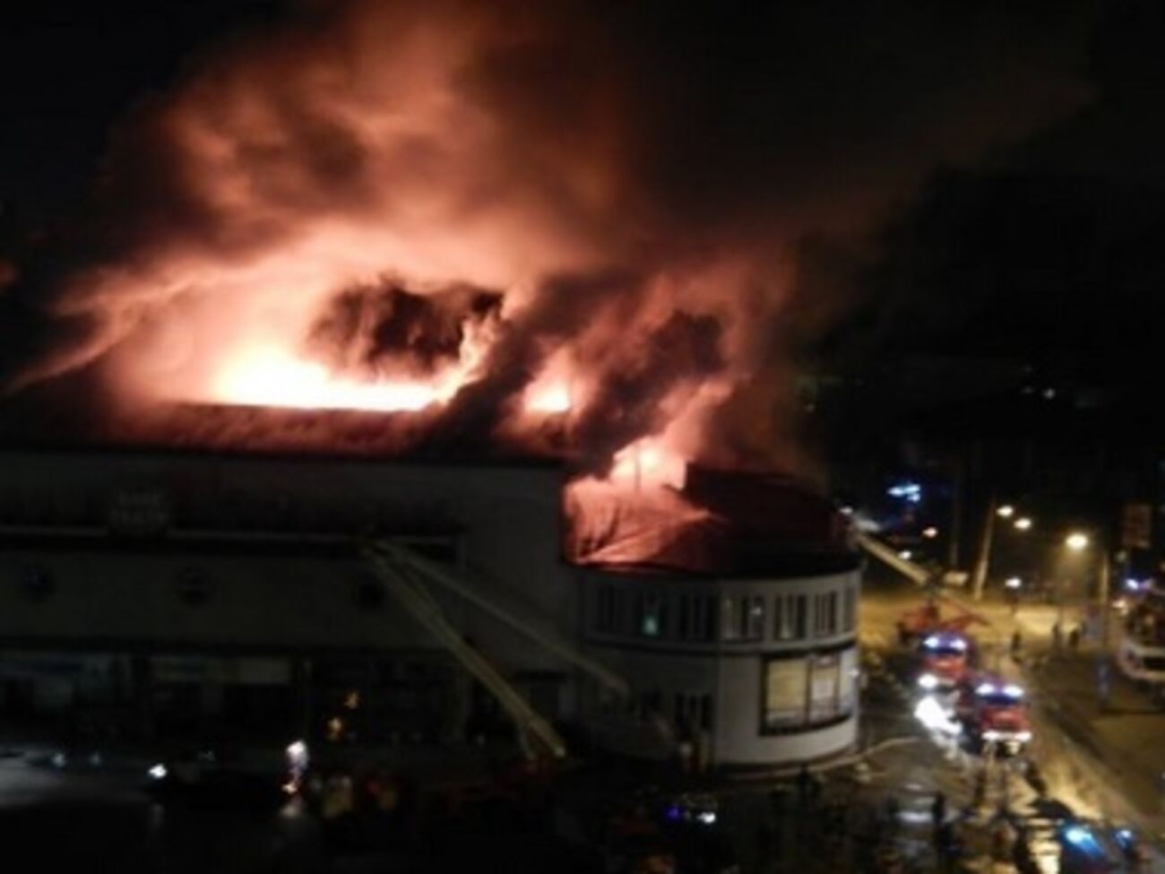 Пожар в "Жовтне"