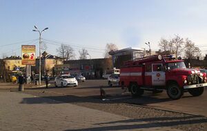 МВД: Мужчина, который в 13.25 позвонил на линию "102", сообщил, что через несколько часов в здании горисполкома произойдет взрыв