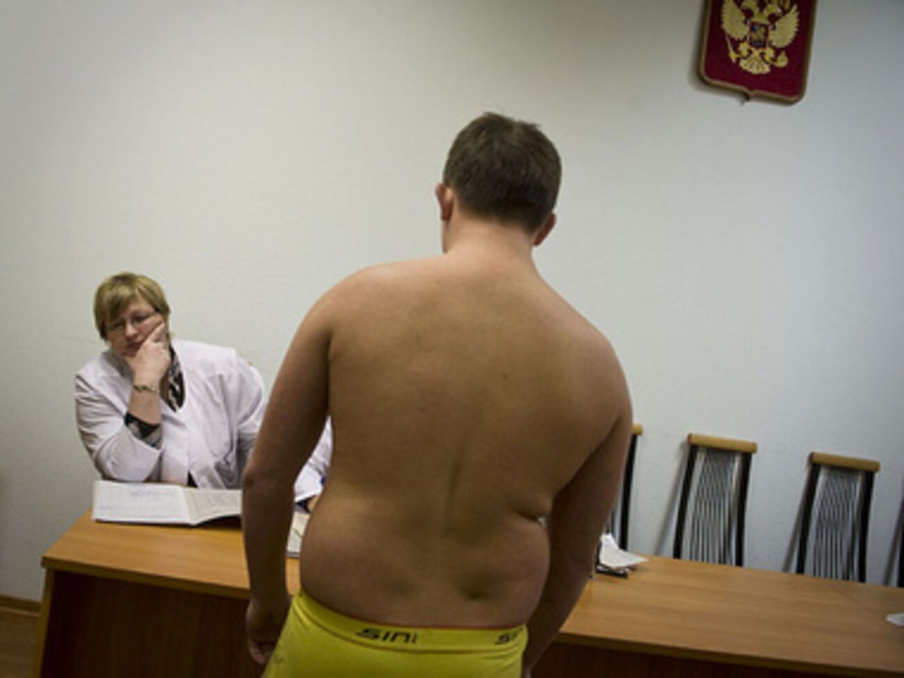 "Полицейским" сказали пройти медобследование и явиться в военкомат