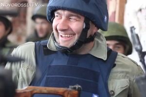 Михаил Пореченков в Донецком аэропорту