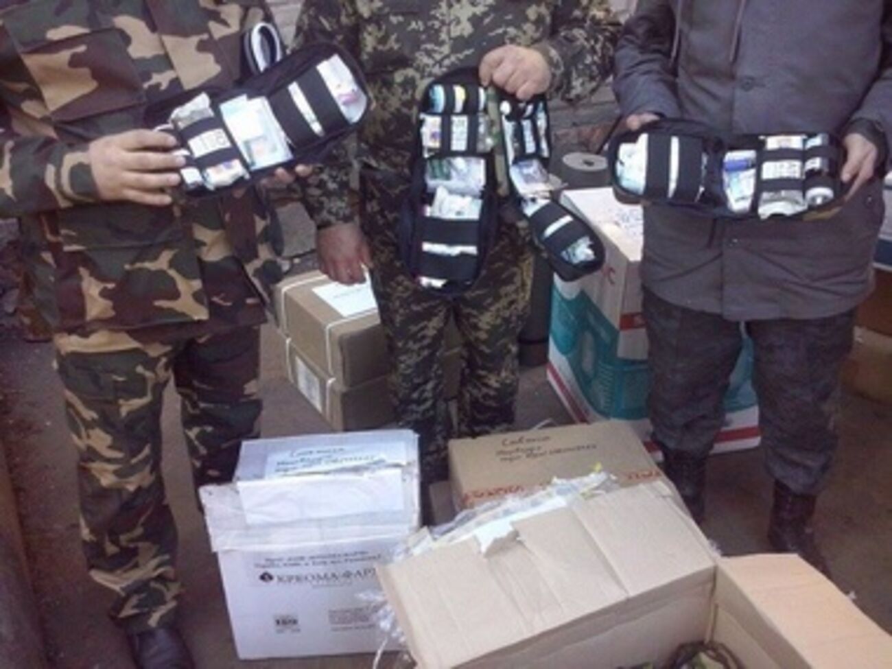 Доставленные в зону АТО аптечки