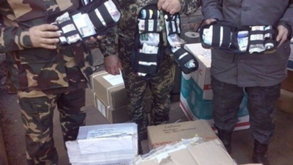 Доставленные в зону АТО аптечки