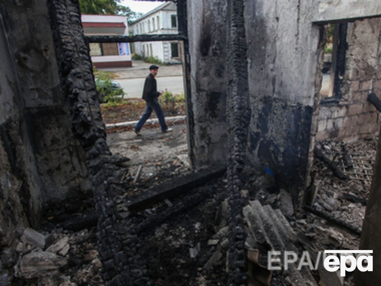 Попасная после обстрела