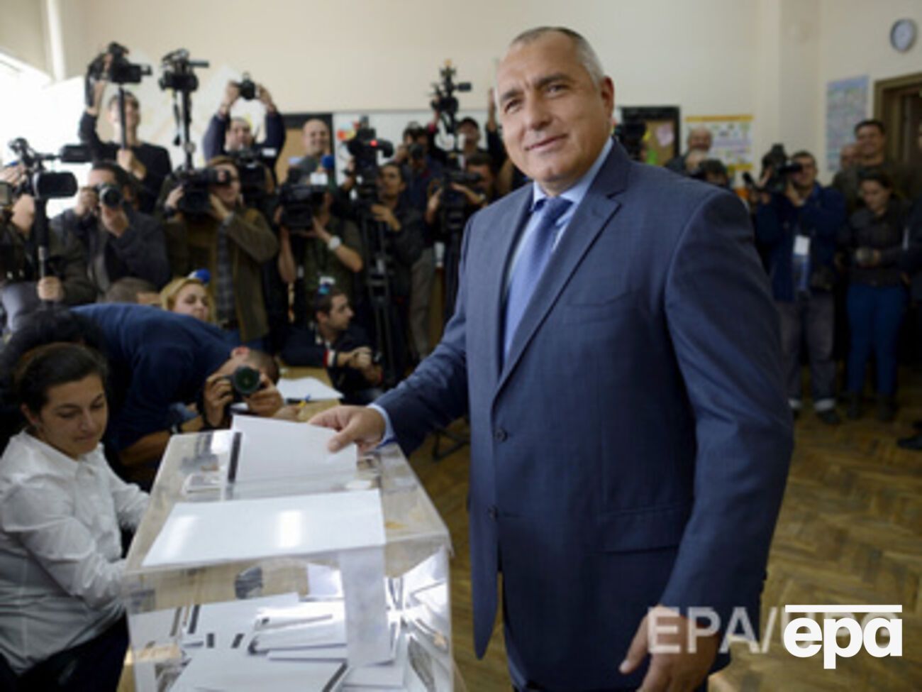 Лидер партии ГЕРБ Бойко Борисов