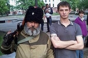 Игорь Щука с террористом по кличке "Бабай"