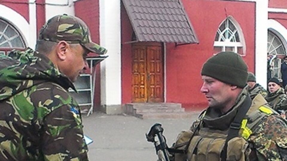 Рота спецназначения Нацгвардии вернулась в Киев из зоны АТО. Фоторепортаж