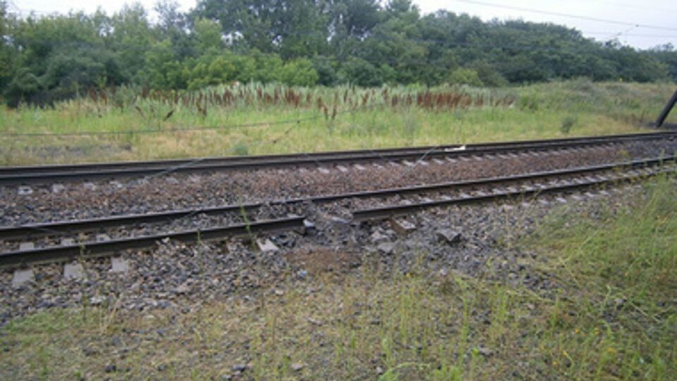 В районе станции Красный Лиман подорвали пути