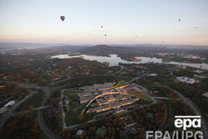Канберра с высоты птичьего полета