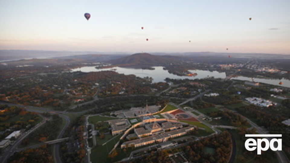 Канберра с высоты птичьего полета