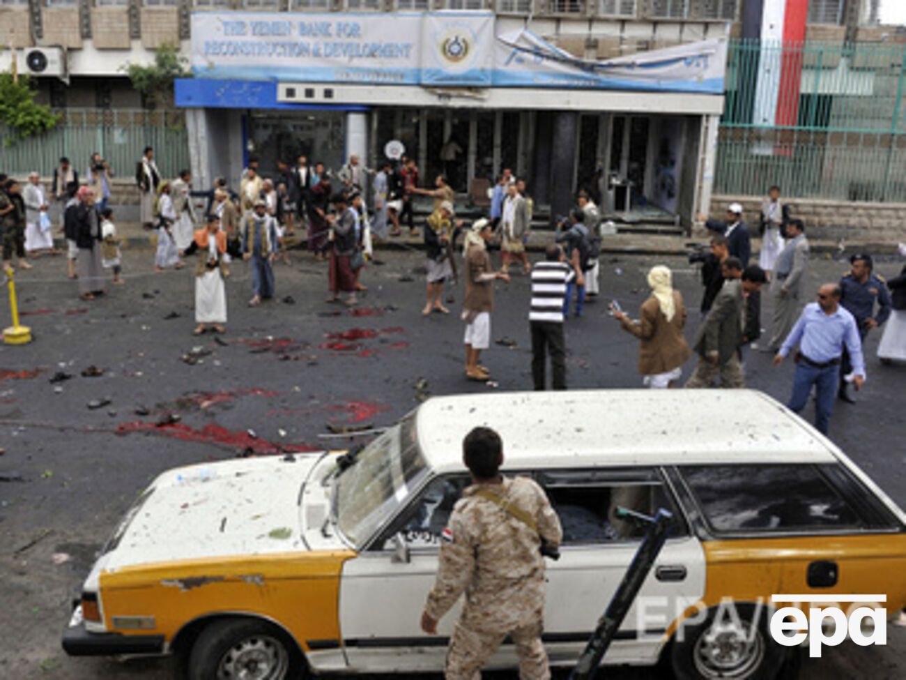 Место теракта в Йемене
