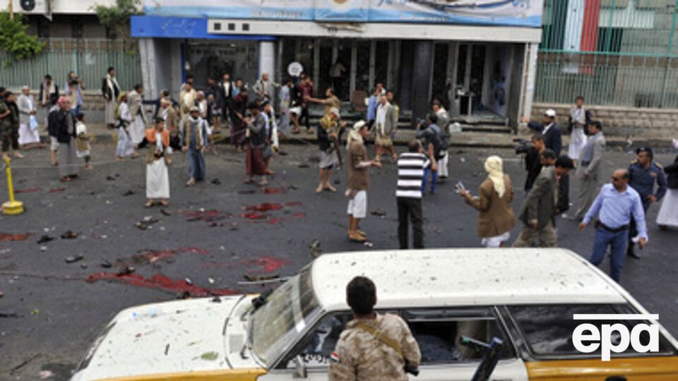 Место теракта в Йемене