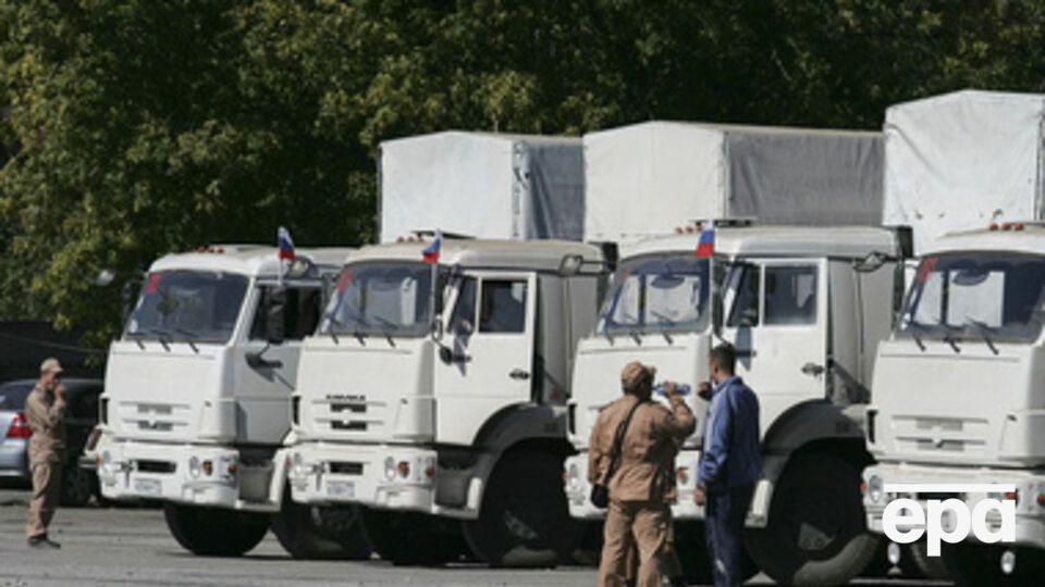 Грузовики, которые привезли "помощь", уже вернулись в Россию