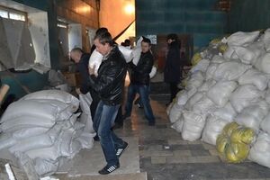 В Красногоровку доставили необходимые продукты