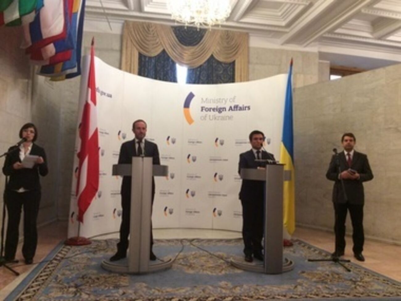 Совместная пресс-конференция Мартина Лидегора и Павла Климкина