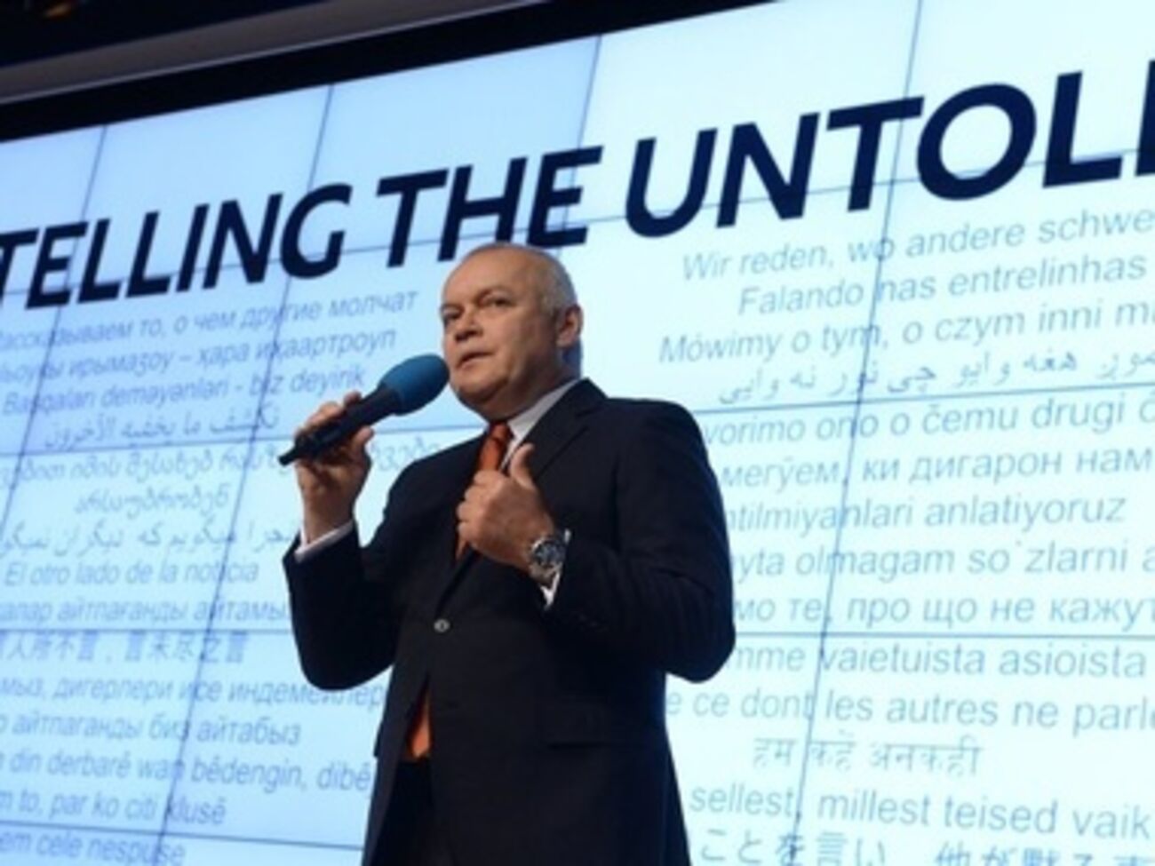 Теперь Дмитрий Киселев расскажет про "ядерный пепел" всему миру