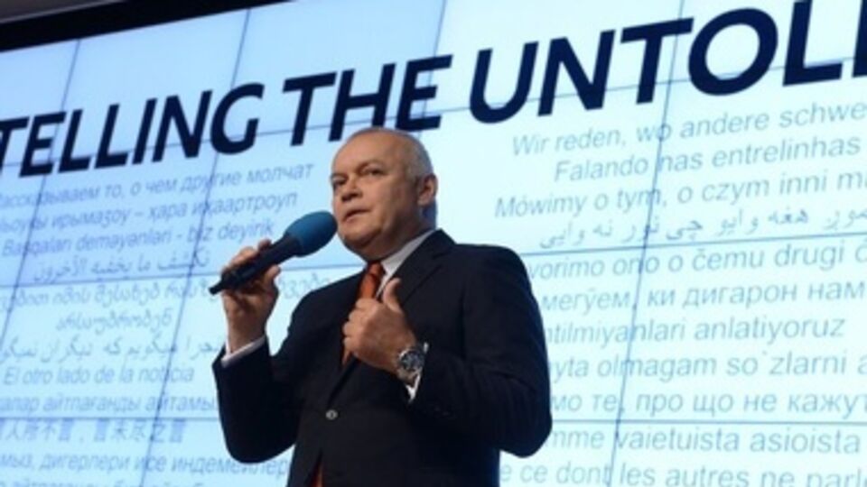 Теперь Дмитрий Киселев расскажет про "ядерный пепел" всему миру