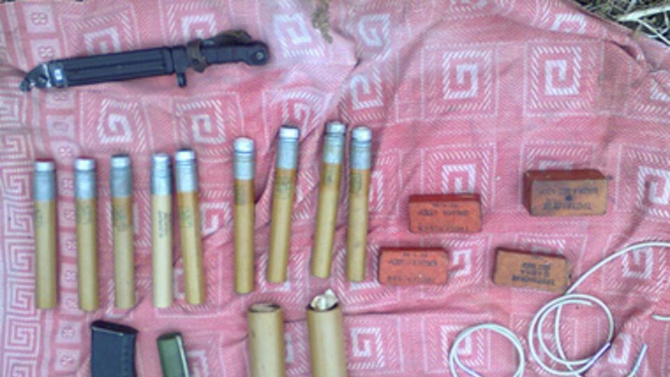 Изъятая взрывчатка была обезврежена