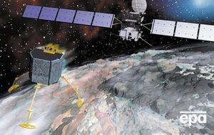 Художественное изображение задачи миссии "Розетта"