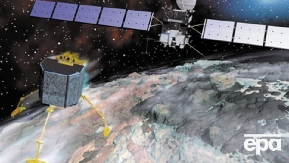 Художественное изображение задачи миссии "Розетта"