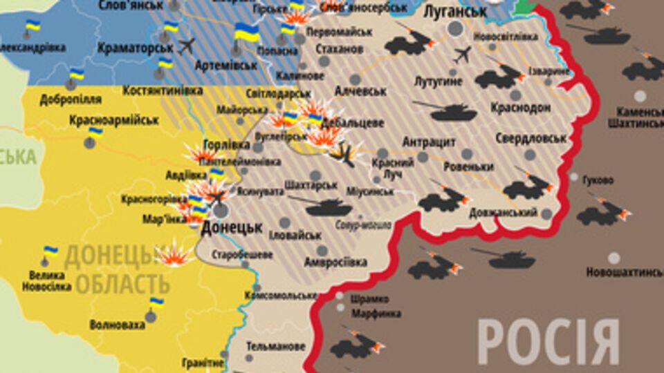 Столкновения на границах зоны АТО не прекращаются