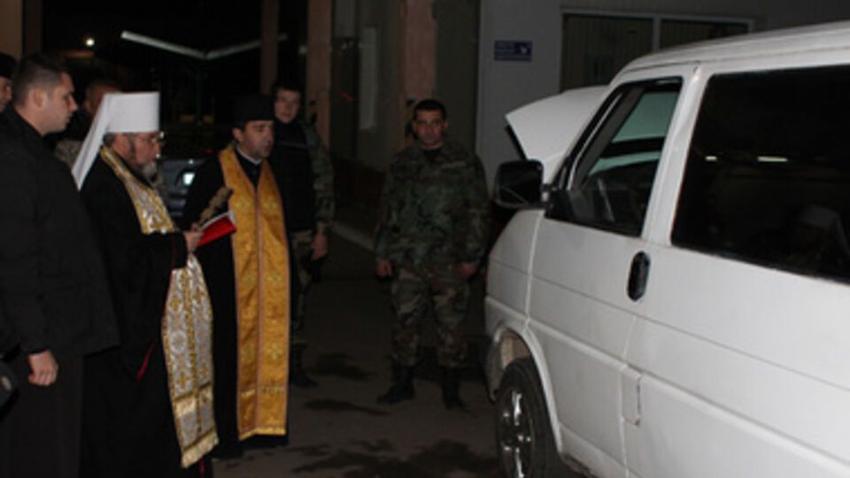 Микроавтобус отправится в зону АТО