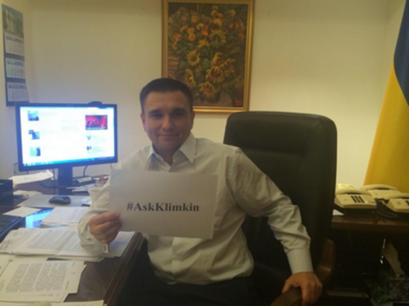В Twitter &nbsp;проходит пресс-конференция "Спроси у Климкина"