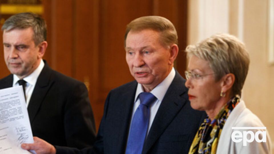 Экс-президент Леонид Кучма представлял украинскую сторону на переговорах в Минске