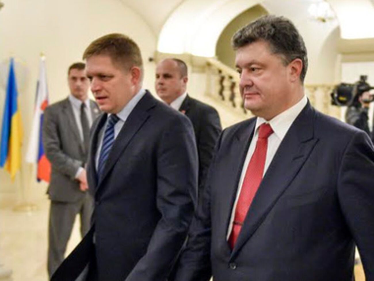 Роберт Фицо и Петр Порошенко