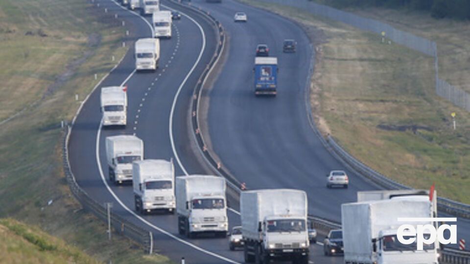 Последний раз колонна грузовиков приезжала на Донбасс 4 ноября