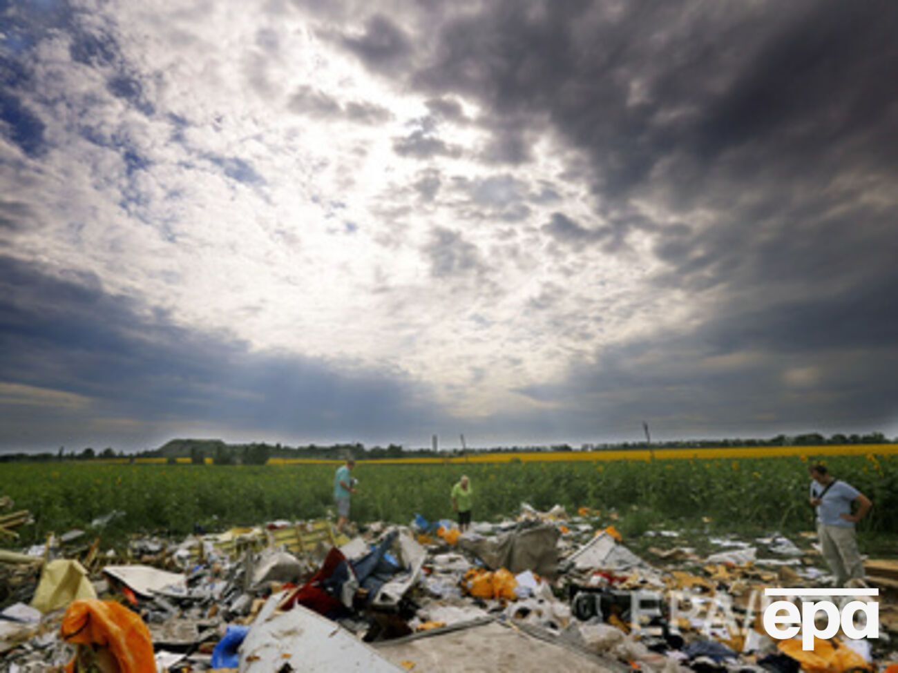 Обломки собираются вывезти из зоны крушения