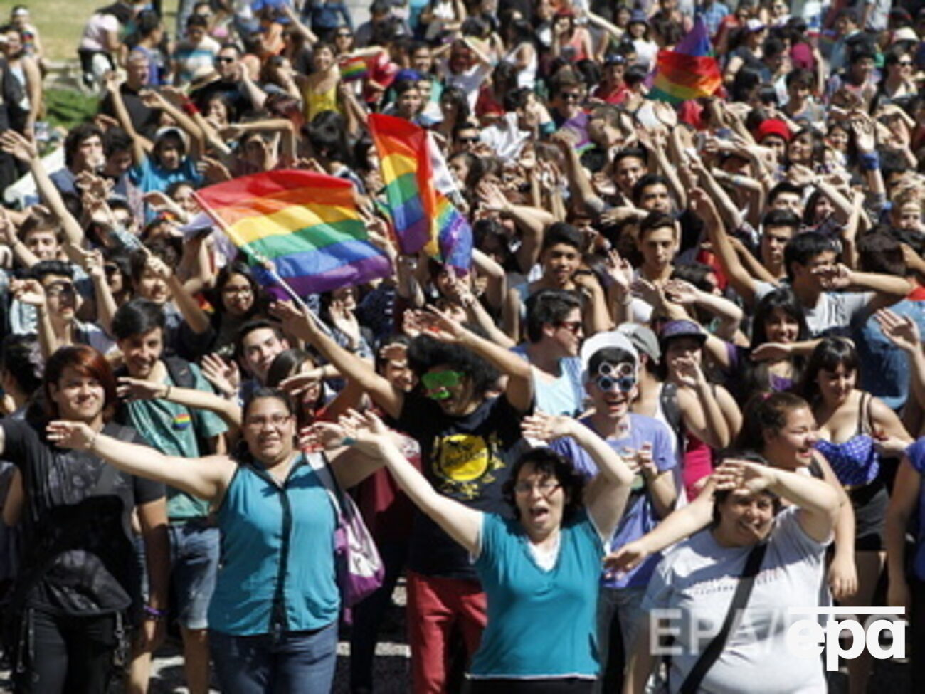 Шествие ЛГБТ-сообщества в Сантьяго-де-Чили