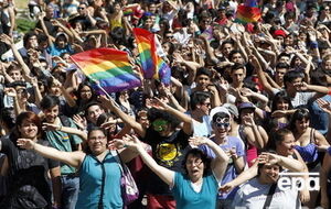 Шествие ЛГБТ-сообщества в Сантьяго-де-Чили